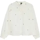 Vero Moda Bluse 'VMIris' gran / hvid