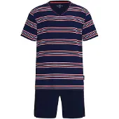 Götzburg Pyjamas kort natblå / rød