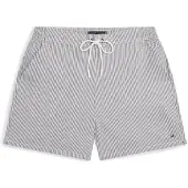 Tommy Hilfiger Underwear Badeshorts 'Essential Ithaca' lysegrå / hvid