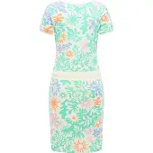 Ragwear Sommerkjole 'Baomi Summer' ecru / royalblå / mint / orange