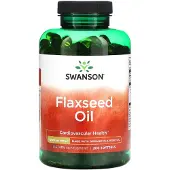 Swanson Health , Linfrøolie, 1 g, 200 Softgels