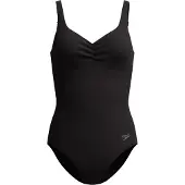 Speedo AquaNite, Badedragt, Tank, Normal pasform, Voksen, Sort, Monokromatisk