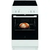 Electrolux Traditional Glaskeramisk komfur med clean emalje 50 cm LKR5000N0W