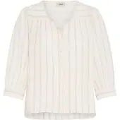 Fransa Bluse 'Fradi Sh 1' lysebeige / mørkebeige