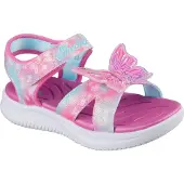 SKECHERS Sandaler m. Lys - Girls Jumpsters - Pink Multi - - 31 - Sandal