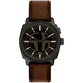 Fossil Analogt ur brun / sort