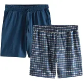 Next Pyjamasbukser navy / cyanblå / hvid
