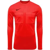 Nike Dommertrøje II Dri-FIT - Rød/Sort Lange Ærmer, størrelse Small