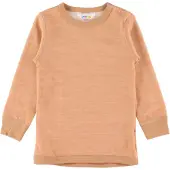 Joha Bluse - Uld/Bambus - Fersken - - 60 - Bluse