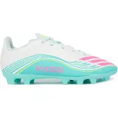 Adidas Sportssko 'F50 Messi Club' azur / neongrøn / neonpink / hvid