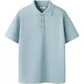 Name it Polo - Noos - NkmKally - Blue Fog - - 6 år (116) - Polo