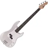 Gear4Music LA Basguitar fra Silver Flake
