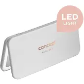 Concept Cosmetic Pocket Mirror With Led Lighting White Kz2010