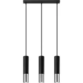 Sollux Pendellampe LOOPEZ 3L - Sort/Krom