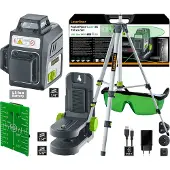 Laserliner cross line leveler PocketCross 3G med stativ og tilbehør
