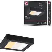 Paulmann Abia 71296 LED-panel 9.5 W Varmhvid Sort