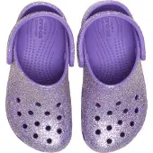 Crocs Sandaler - Classic Fantasy Glitter Clog T - Lilla - - 19/20 - Sandal