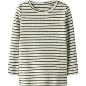 Name it Bluse - Rib - Noos - NmnBani - Dusty Olive - - 4 år (104) - Bluse