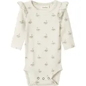 Lil´ Atelier Lil' Atelier Body l/æ - Noos - Rib - NbfGavo - Pastel Parchment/ - - 74 - Body L/Æ