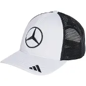 Adidas Kasket - Mercedes - Hvid/Sort - - 56 cm - Kasket