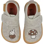 Bisgaard X Miffy Hjemmesko - Uld - Barefoot - Sand - - 20 - Hjemmesko