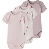 Name it Sparkedragt/Body lyserød / gammelrosa / pastelpink / rød