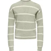 ONLY GIRLS Pullover 'KOGFranca' creme / pastelgrøn
