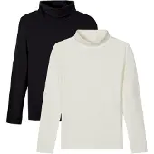 Name It Kids Bluse m. Rullekrave - 2-pak - Noos - NknViggo - White Al - - 11-12 år (146-152) - Bluse