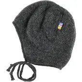 Joha Babyhjelm - Uld - Koksgrå - - 41 cm - Babyhjelm
