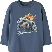 Name it Bluse - NmmDisa - Vintage Indigo - - 5 år (110) - Bluse