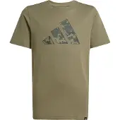 Adidas T-shirt - J Camo T - Olive - - 14 år (164) - T-Shirt