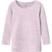 Name it Basic Top Med Lange Ærmer