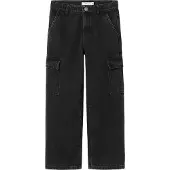 Name it Jeans - Noos - NkfRose - Cargo - Black - - 8 år (128) - Jeans