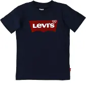 Levi's T-shirt - Batwing - Navy m. Logo - - 16 år (176) - T-Shirt
