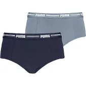 Puma Mini Short Women (2-Pack), Clothing, Dusk Blue, 1