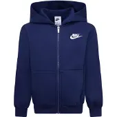 Nike Sweatjakke 'CLUB FLEECE' navy / hvid