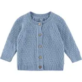 Smallstuff Cardigan - Uld - Lyseblå - - 80/86 - Cardigan