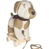 Smallstuff Trækdyr - Hund - 30x30 cm - Off White/Nature - - OneSize - Trækdyr