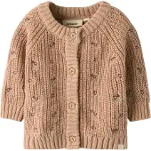Lil´ Atelier Cardigan 'NBFEMLEN' choko / mokka / jade