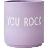 Design Letters favoritkop 25 cl You rock-lavender