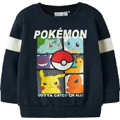Name it Sweatshirt 'NMMJussy Pokemon' navy / gul / grøn / orange