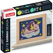 Quercetti PixelArt 4 - Enhjørning - 4800 Dele - 0795 - - OneSize - Kreasæt