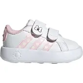 Adidas Sportssko 'GRAND COURT MINNIE CF I' champagne / lyserød / hvid