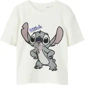 Name It Kids Bluser & t-shirts 'NKFAkun Stitch' grå / lilla / sort / offwhite