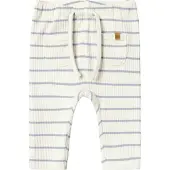 Lil´ Atelier Leggings 'NBMKail' blå / hvid