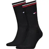 Tommy Hilfiger Strømper - 2-pak - Sort - - 35/38 - Strømper