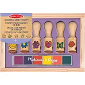 Melissa & Doug MND Wooden Stamp Set Happy