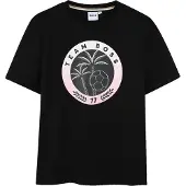 BOSS T-shirt - Team - Sort/Rosa - - 8 år (128) - T-Shirt