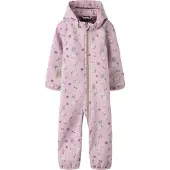 Name it Softshelldragt m. Fleece - NbfAlfa08 - Keepsake Lilac/Fl - - 50/56 - Softshell
