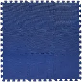 BabyDan Legegulv - 90x90 cm - Blå - - OneSize - Legegulv